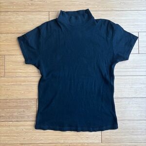 Brandy Melville vintage slim black turtleneck full length top